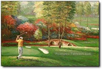 Sport œuvres - yxr0046 impressionnisme sport golf